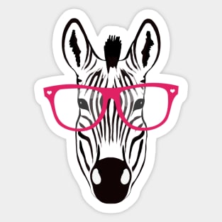 Zebra africa cartoon funny animals Sticker